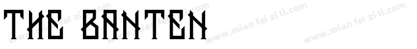 The Banten字体转换